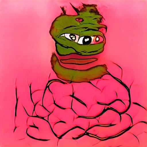 Sticker from the "Neuropepe" sticker pack