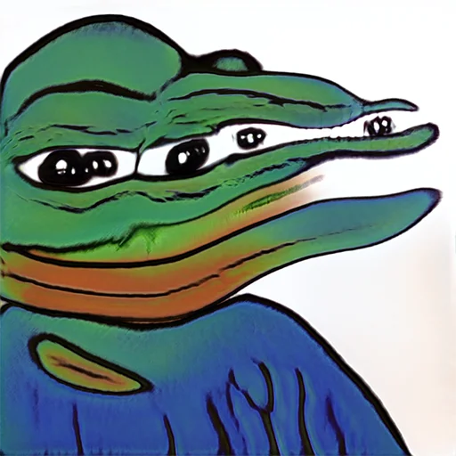 Sticker from the "Neuropepe" sticker pack