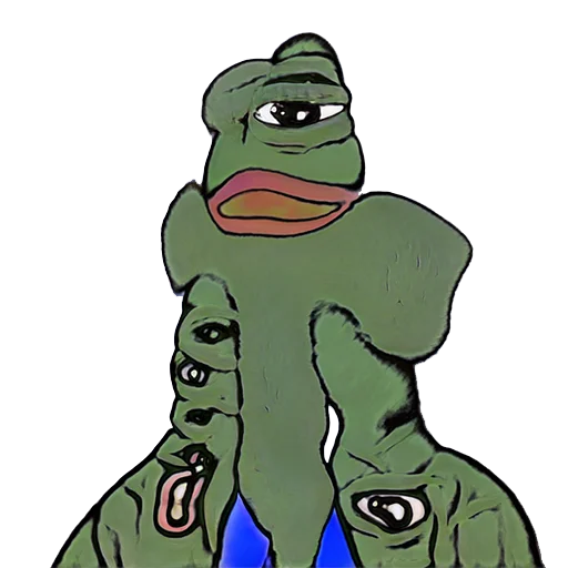 Sticker from the "Neuropepe" sticker pack