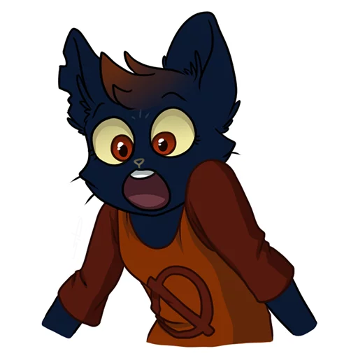 Sticker from the "Mae Borowski from Night in the Woods by SiD'ni" sticker pack