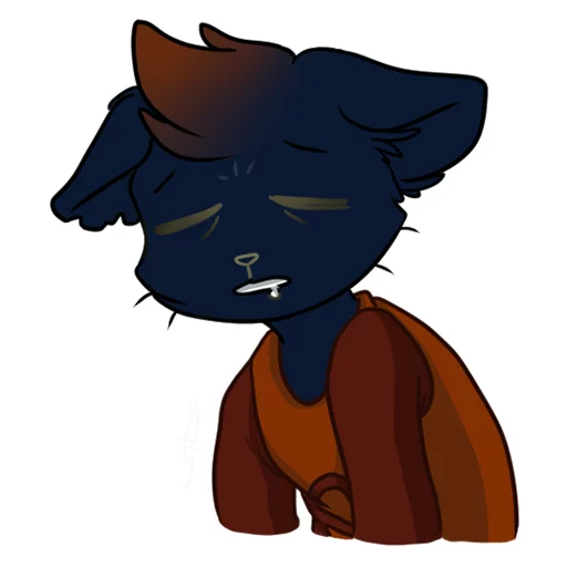 Sticker Mae Borowski from Night in the Woods by SiD'ni