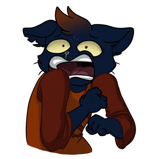 Sticker from the "Mae Borowski from Night in the Woods by SiD'ni" sticker pack