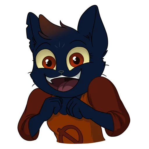 Sticker from the "Mae Borowski from Night in the Woods by SiD'ni" sticker pack