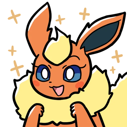 Sticker from the "Eeveelution Supermix" sticker pack