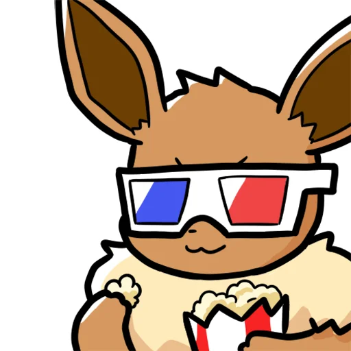 Sticker from the "Eeveelution Supermix" sticker pack