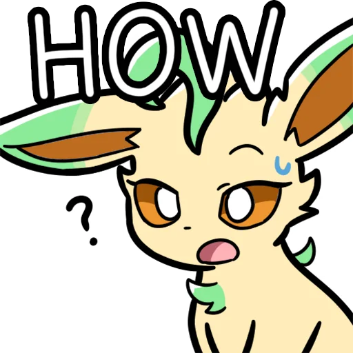 Sticker from the "Eeveelution Supermix" sticker pack