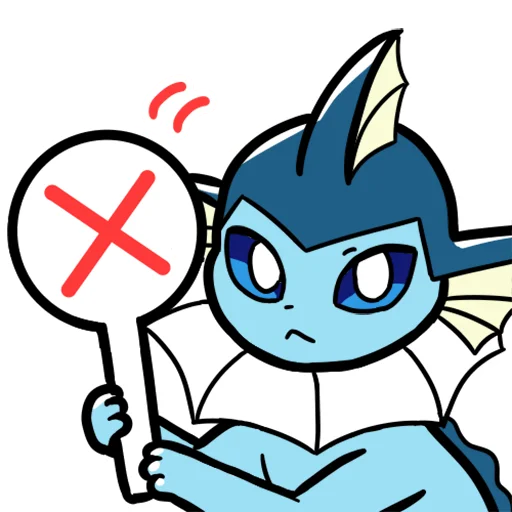 Sticker from the "Eeveelution Supermix" sticker pack