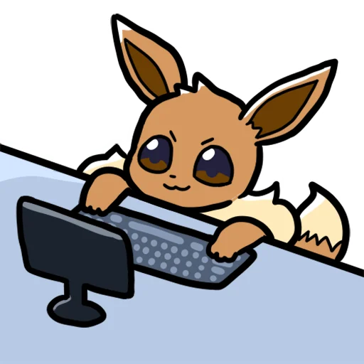 Sticker from the "Eeveelution Supermix" sticker pack