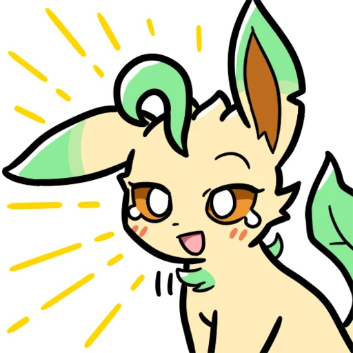 Sticker from the "Eeveelution Supermix" sticker pack