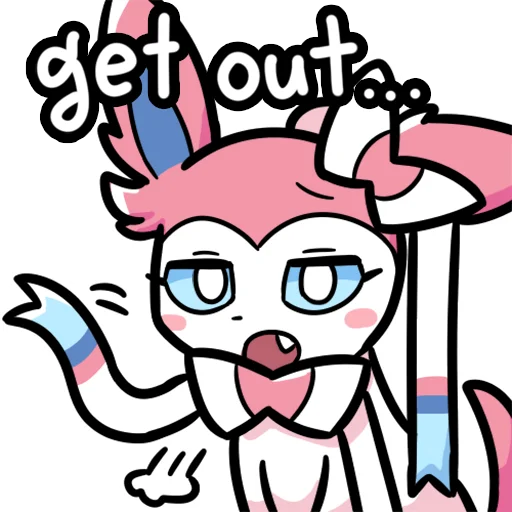 Sticker from the "Eeveelution Supermix" sticker pack