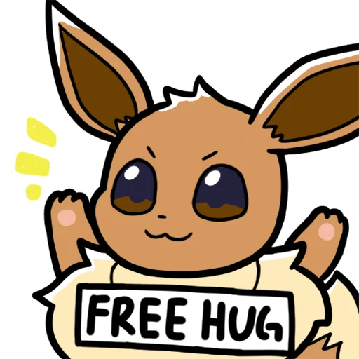 Sticker from the "Eeveelution Supermix" sticker pack