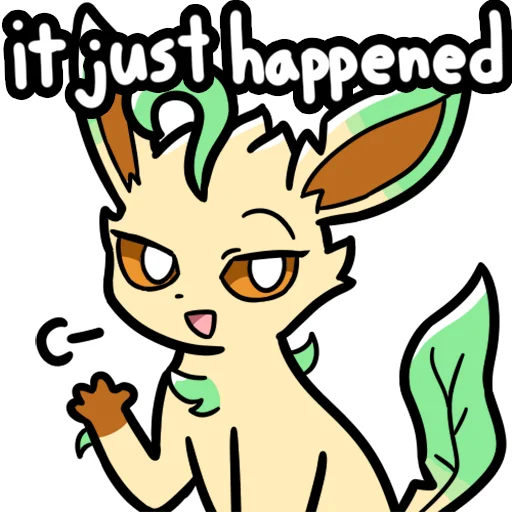 Sticker from the "Eeveelution Supermix" sticker pack