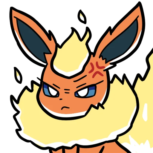 Sticker from the "Eeveelution Supermix" sticker pack