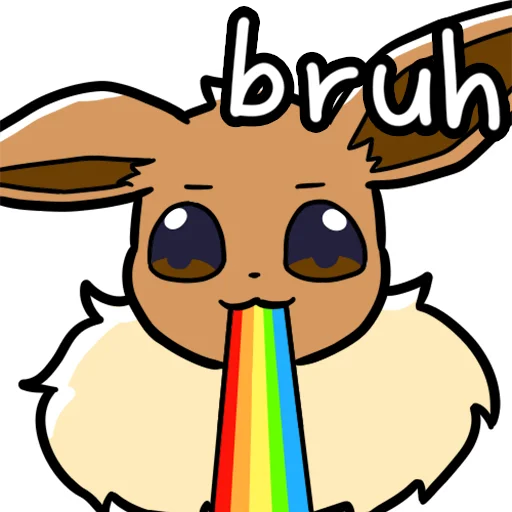 Sticker Eeveelution Supermix