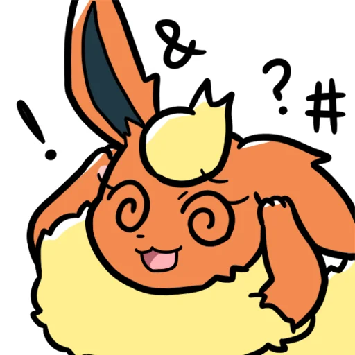 Sticker from the "Eeveelution Supermix" sticker pack