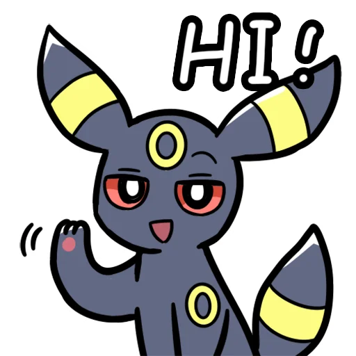 Sticker from the "Eeveelution Supermix" sticker pack