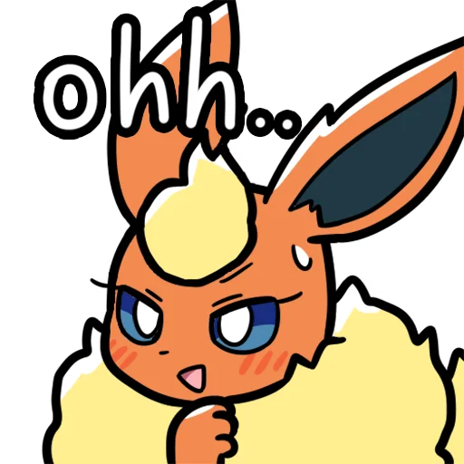 Sticker from the "Eeveelution Supermix" sticker pack