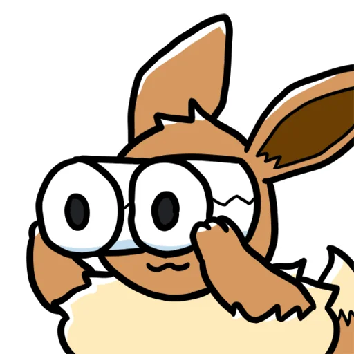 Sticker from the "Eeveelution Supermix" sticker pack