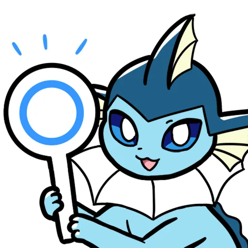 Sticker from the "Eeveelution Supermix" sticker pack