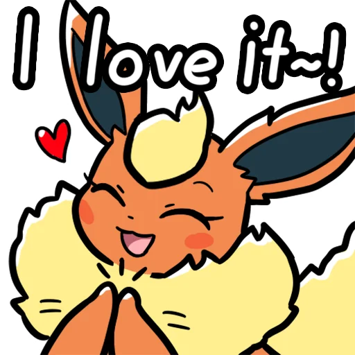 Sticker from the "Eeveelution Supermix" sticker pack