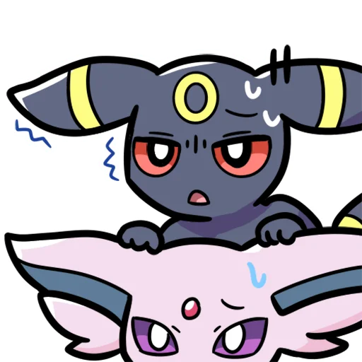 Sticker from the "Eeveelution Supermix" sticker pack