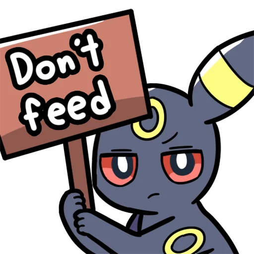 Sticker from the "Eeveelution Supermix" sticker pack