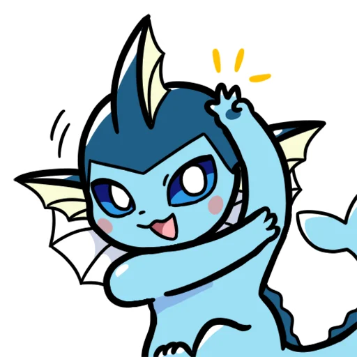 Sticker from the "Eeveelution Supermix" sticker pack