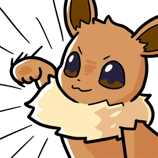 Sticker Eeveelution Supermix