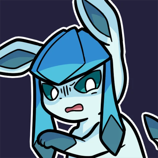 Sticker from the "Eeveelution Supermix" sticker pack