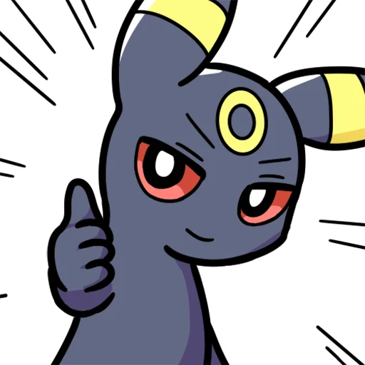 Sticker from the "Eeveelution Supermix" sticker pack