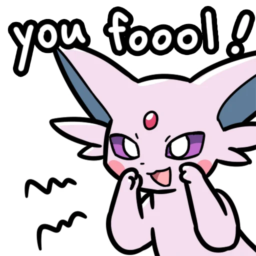 Sticker from the "Eeveelution Supermix" sticker pack