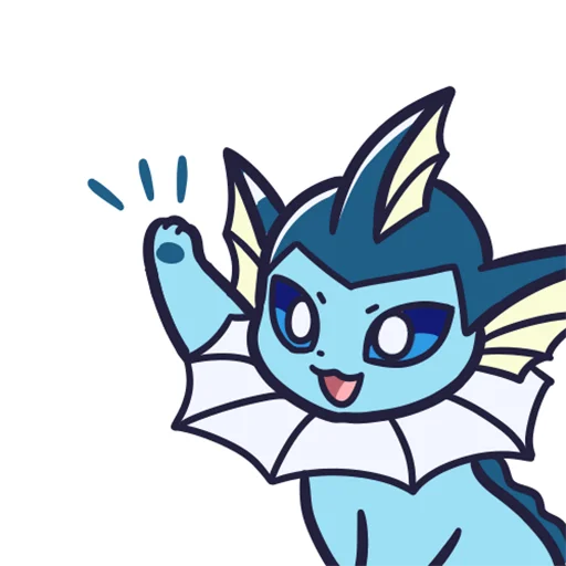 Sticker from the "Eeveelution Supermix" sticker pack