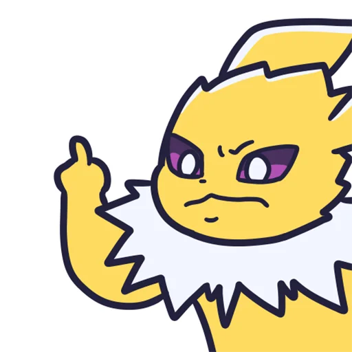 Sticker from the "Eeveelution Supermix" sticker pack