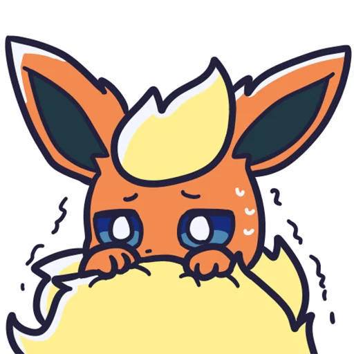 Sticker from the "Eeveelution Supermix" sticker pack