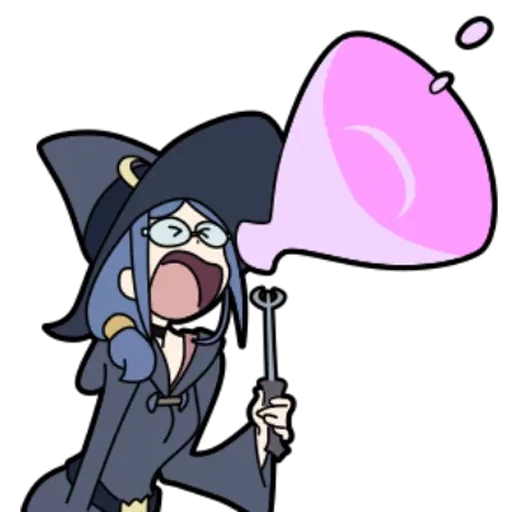 Sticker from the "Little Witch Academia" sticker pack