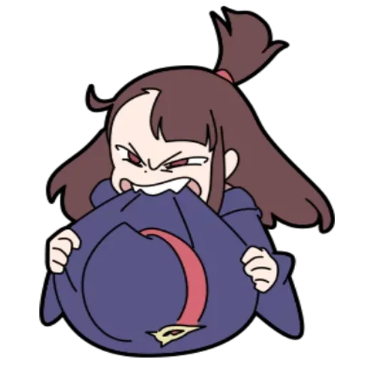 Sticker from the "Little Witch Academia" sticker pack