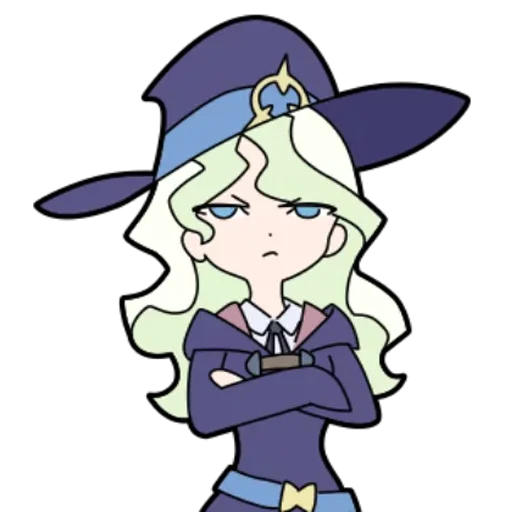 Sticker from the "Little Witch Academia" sticker pack