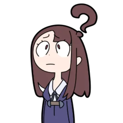 Sticker from the "Little Witch Academia" sticker pack