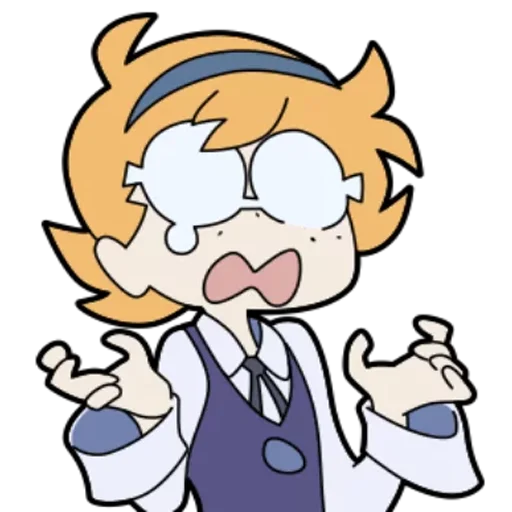 Sticker from the "Little Witch Academia" sticker pack