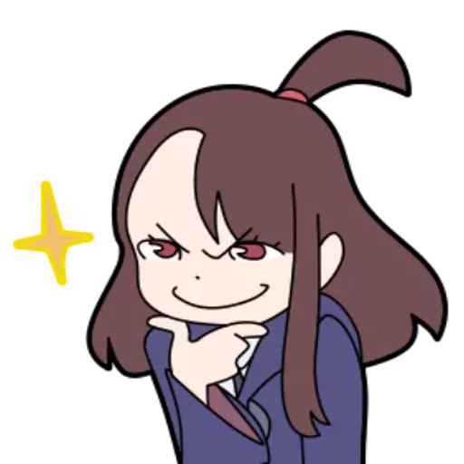 Sticker from the "Little Witch Academia" sticker pack