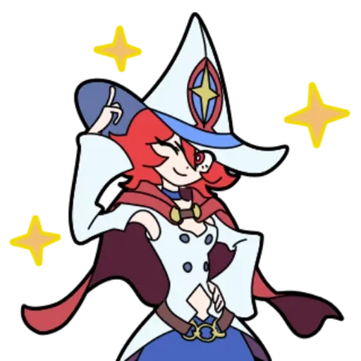 Sticker from the "Little Witch Academia" sticker pack