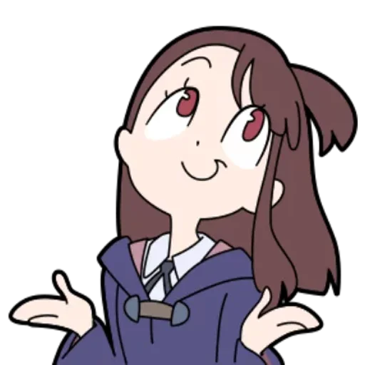 Sticker from the "Little Witch Academia" sticker pack