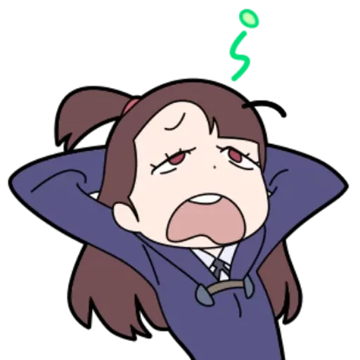 Sticker from the "Little Witch Academia" sticker pack