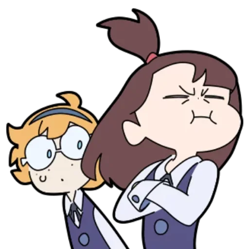 Sticker from the "Little Witch Academia" sticker pack