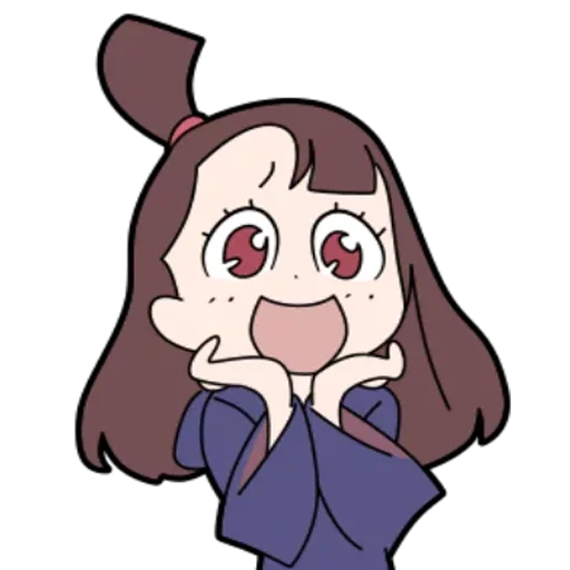 Sticker from the "Little Witch Academia" sticker pack