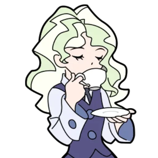 Sticker from the "Little Witch Academia" sticker pack