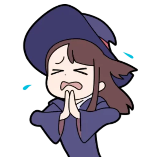 Sticker from the "Little Witch Academia" sticker pack