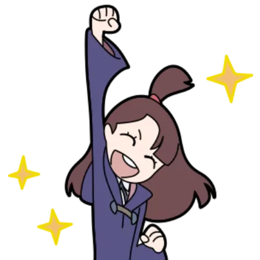 Sticker from the "Little Witch Academia" sticker pack