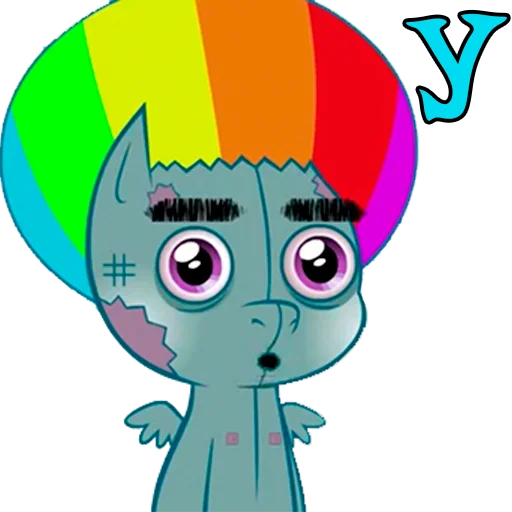 Sticker from the "My little pony" sticker pack