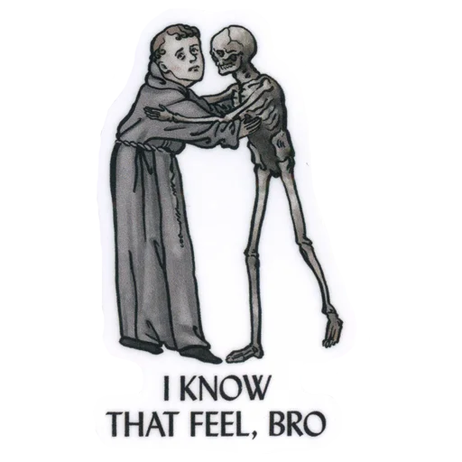 Sticker from the "Suffering medieval" sticker pack